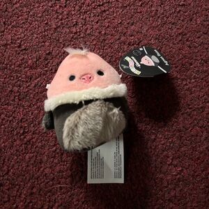 Squishmallow Agnes Rose the Ostrich Select Series 2.5” Micromallow Stuffed Plush